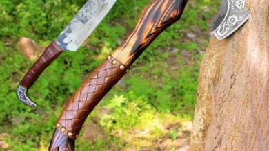 Professional Handmade Viking Axes Hunting Knives